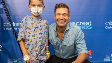 Patients at Children’s Health Dallas met a special guest, Ryan Seacrest